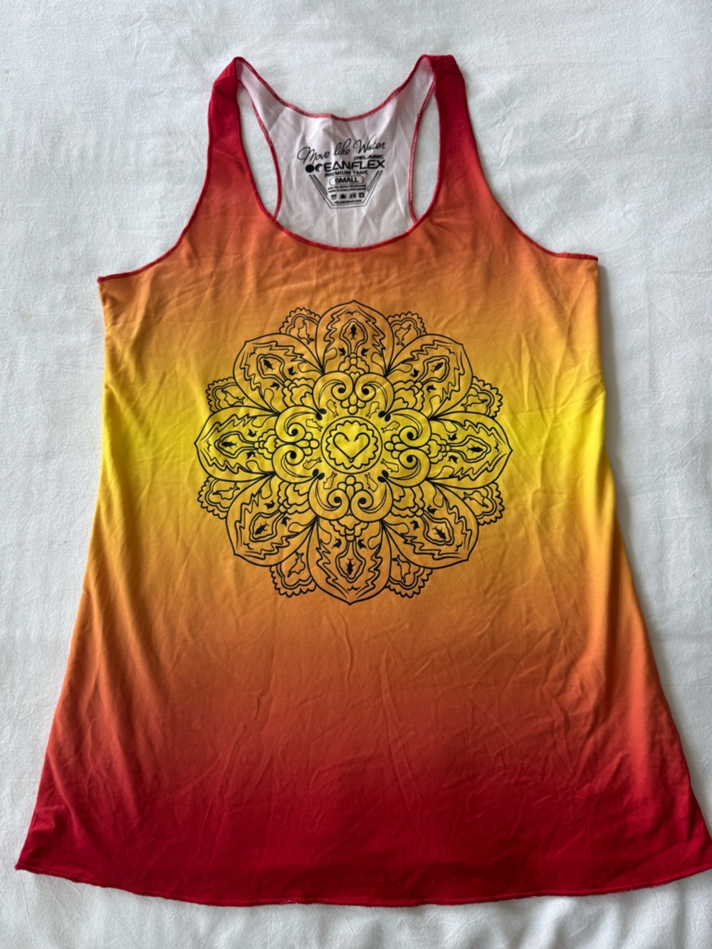 Pelagic Sunset Ombre Racerback Tank Top